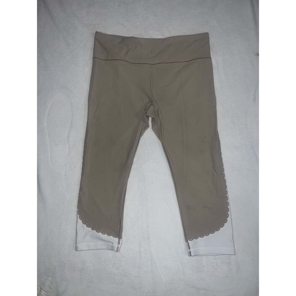 Athleta tan capri pants.size XL